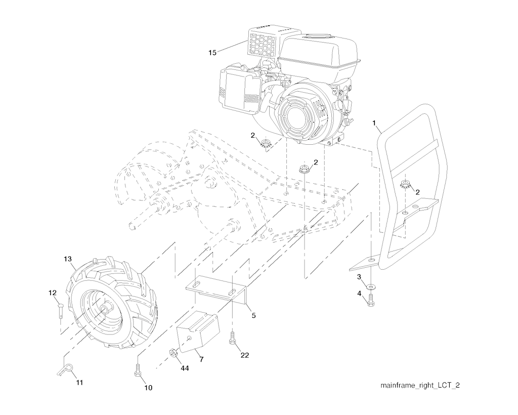 Explosionszeichnung Ersatzteile