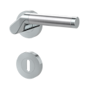 Vorschaubild Griffwerk CORINNA Schraubtechnik GK4 -Chrom/Edelstahl Rosettengarnitur -Schraubt. -BB -TS 40-45mm