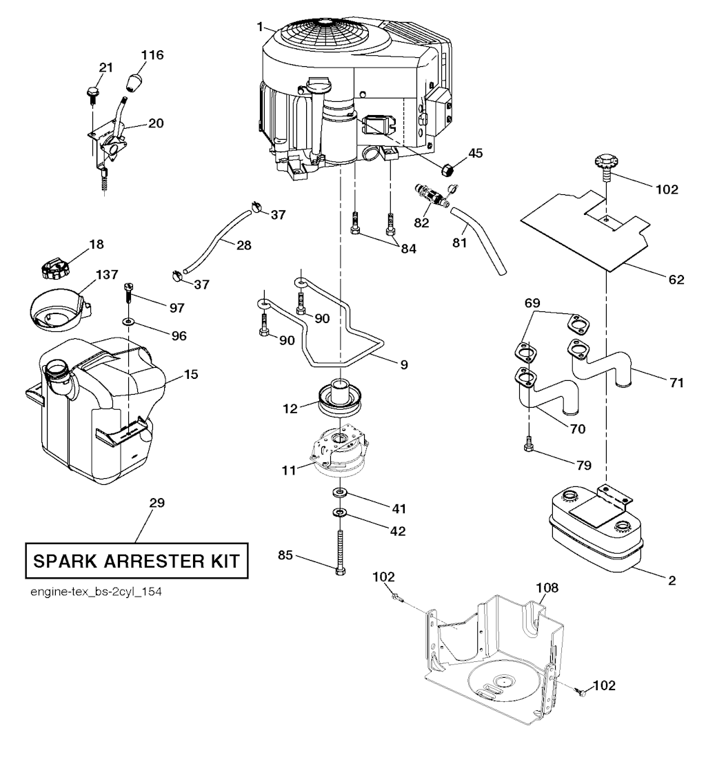 Explosionszeichnung Ersatzteile
