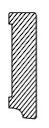 Vorschaubild Fußleiste Kiefer Massivholz gerade 16 x 58 x 2400 mm