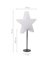Vorschaubild 8 seasons design LED-Dekoleuchte Shining Window Star (WW)