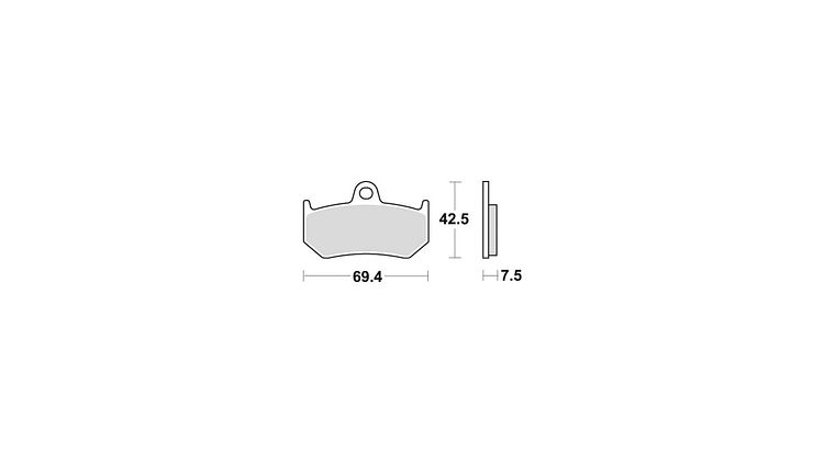 TRW Bremsbelag MCB 797 mit Zulassung