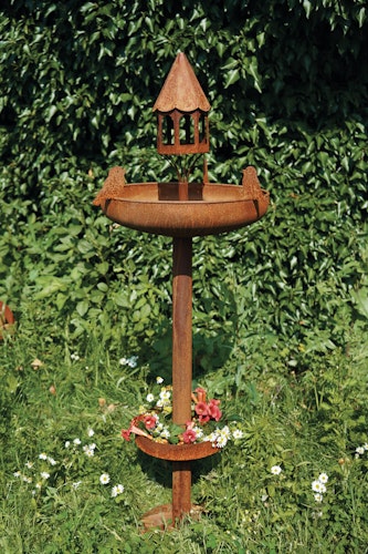 Badeko Vogeltränke „Tim“ in Edelrostoptik