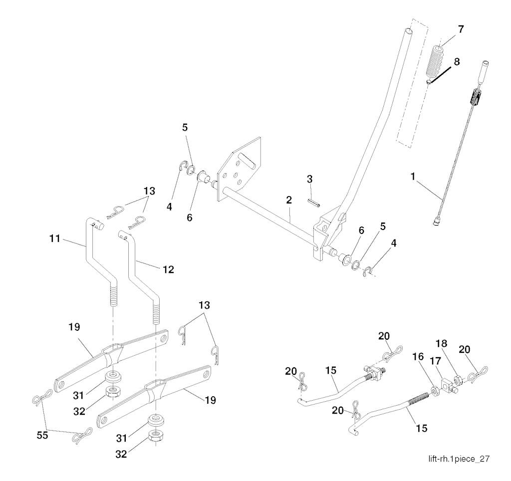 Explosionszeichnung Ersatzteile