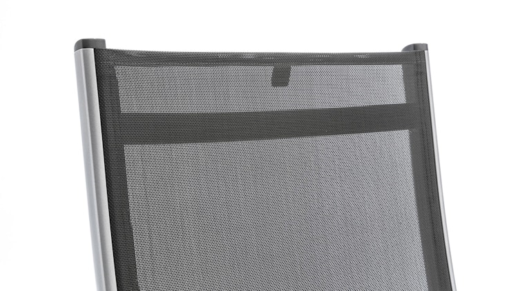 Kettler Multipositionssessel BASIC PLUS, Aluminium Silber / Outdoorgewebe Anthrazit