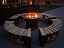 Vorschaubild Badeko Grill-/Feuerstelle „Freiburg“ in Edelrostoptik