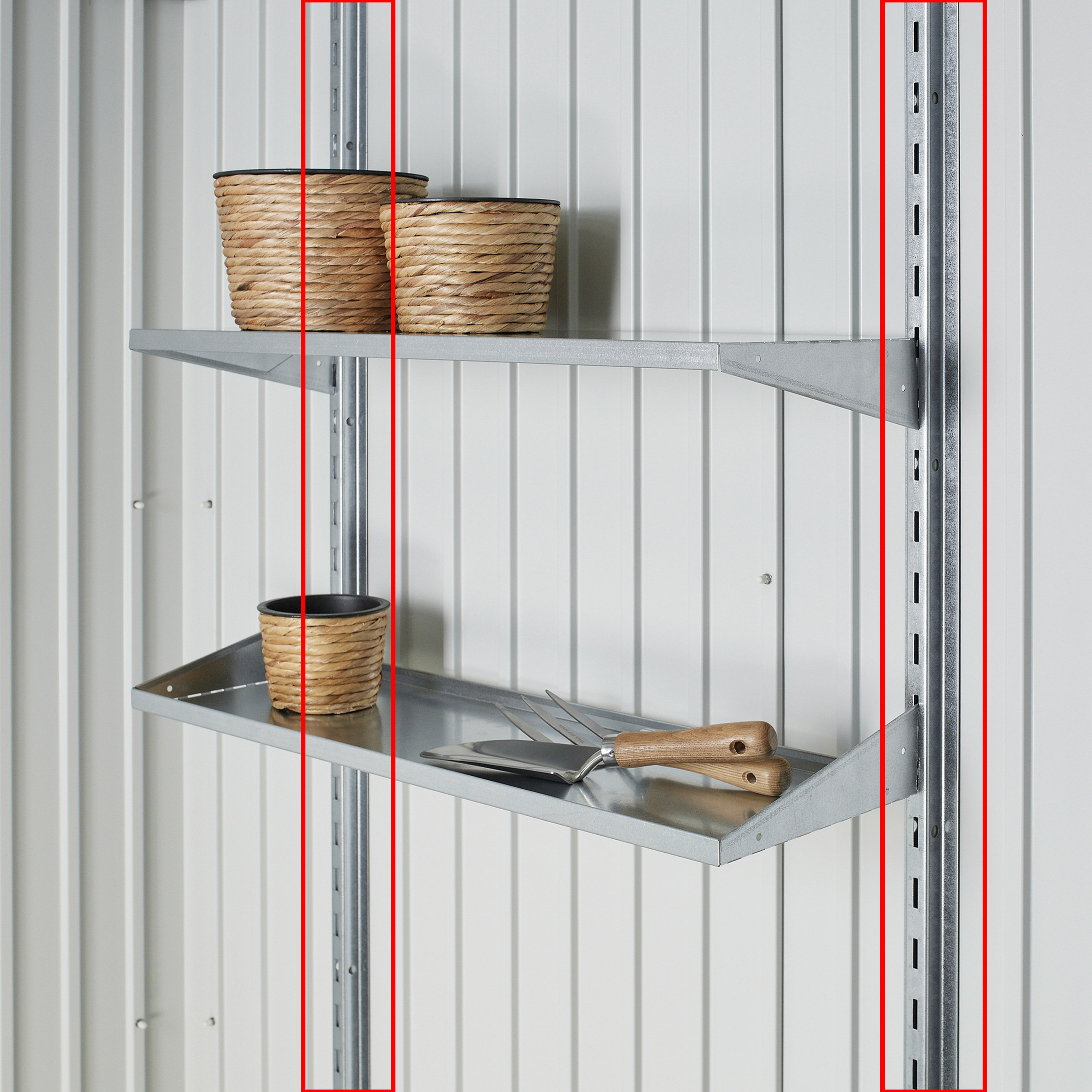 Biohort Regalsteher für Avantgarde, HighLine und Panorama 2 Stück (nicht passend für Europa und Geräteschrank)