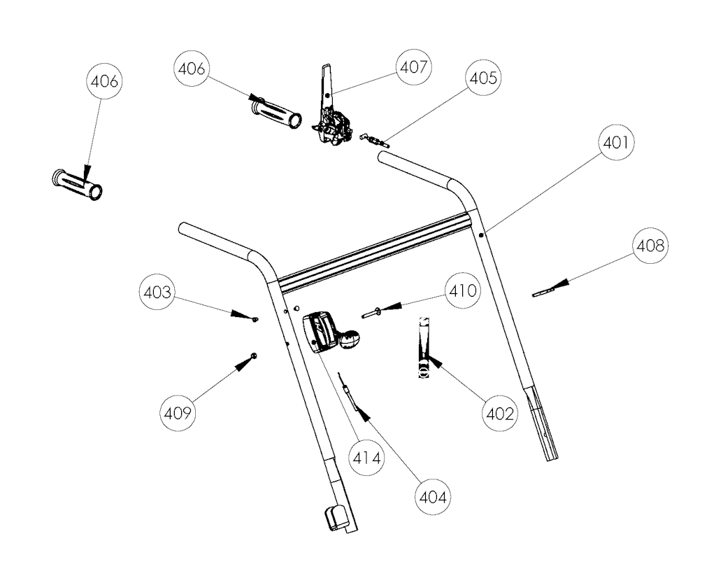Explosionszeichnung Ersatzteile