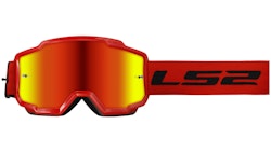 LS2 Crossbrille Charger – Rot/Iridium