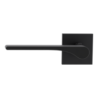 Griffwerk VAYA 261 LEAF LIGHT fast2fix Fast2Fix Rosetten eckig smart2lock L Graphitschwarz