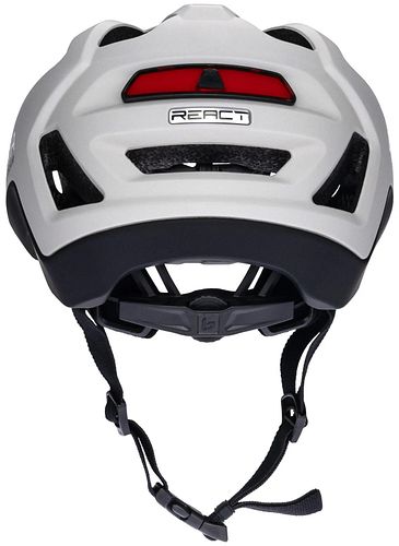 Victoria Helm React LED 59-62 cm weiß, grau, schwarz