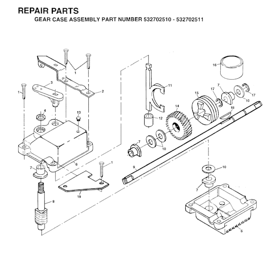 Husqvarna Rasenmäher gelegentliche Nutzung 56 DHS, H56DHSB, 954072301, 1995-03