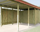 Vorschaubild Weka Geräteraum/Fahrradgarage für Carports, kesseldruckimprägniert - 20 mm