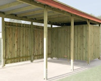 Weka Geräteraum/Fahrradgarage für Carports, kesseldruckimprägniert - 20 mmZubehörbild