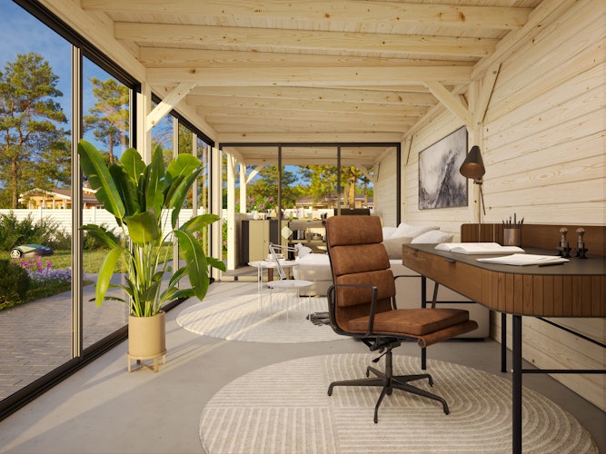 Palmako Carport/Pavillon Connect Lenna 24,9 m² Set 419 Slide