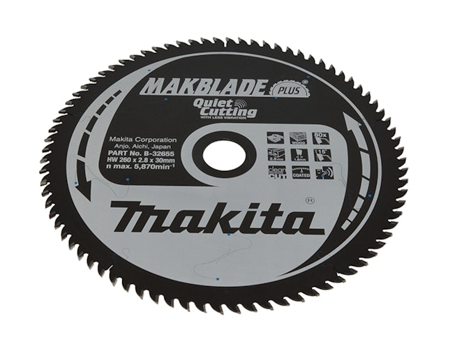 Makita MAKBLADE+ Sägeb. 260x30x80Z B-32655