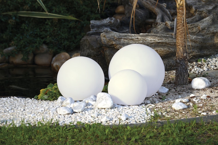 Ubbink MultiBright SolarFloat 30 - Solarbetriebene schwimmende Leuchtkugel H28 x Ø30cm