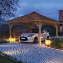 Vorschaubild Karibu Pavillon Carport Kirn 1/2/3 - KDI
