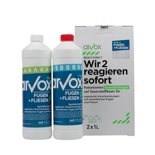 Arvox Pro Fugen + Fliesen 2-Komponenten-Reiniger