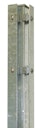 Vorschaubild Kraus DS Eckpfosten S 60x40 mm mit Abdeckschiene - zum Einbetonieren