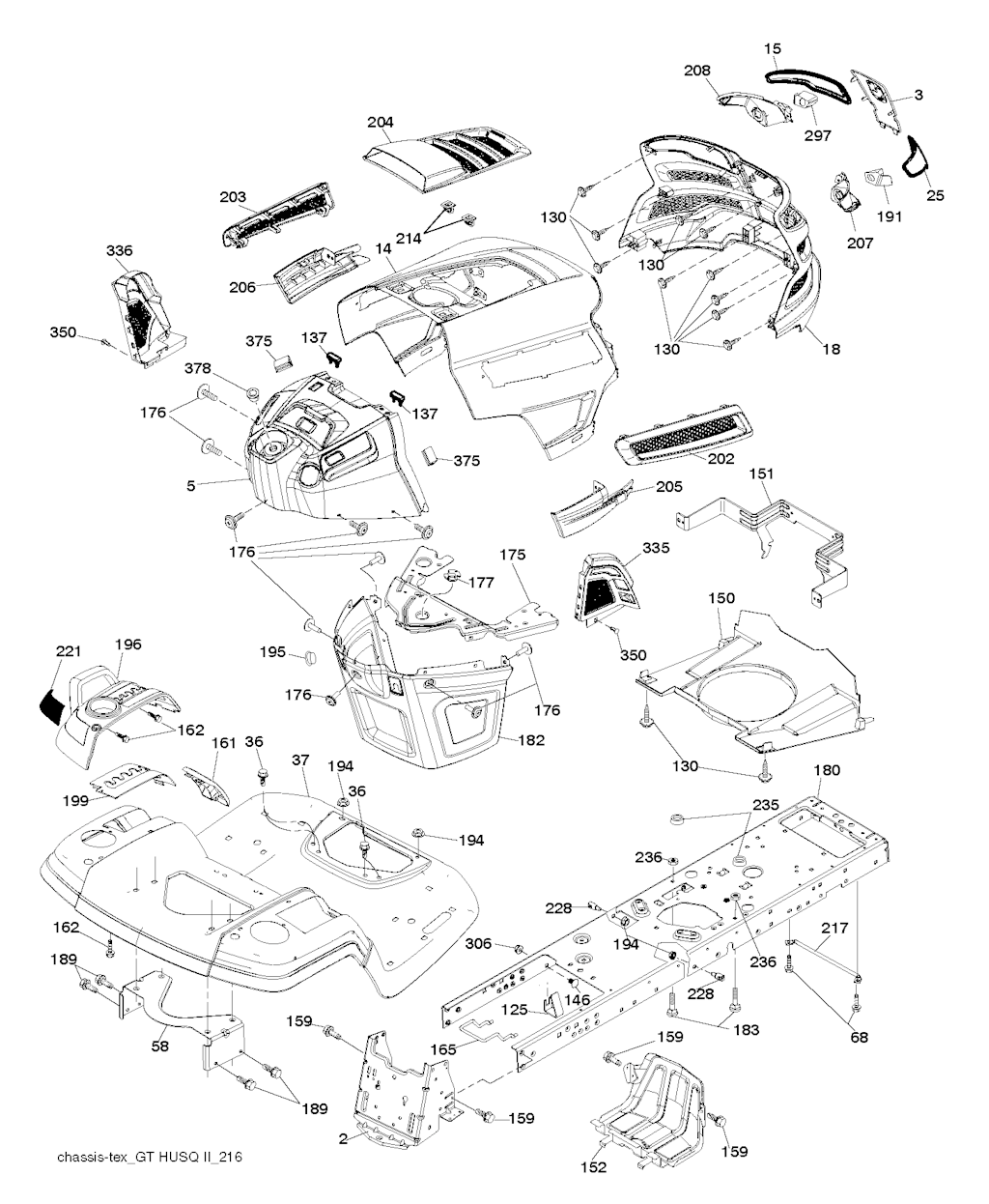 Explosionszeichnung Ersatzteile