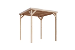 Karibu Pavillon Cubeco mit Flachdach