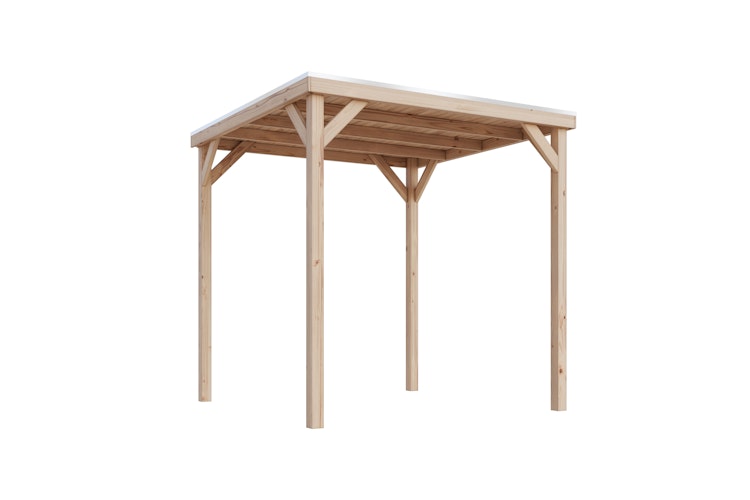 Karibu Pavillon Cubeco mit Flachdach