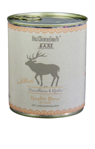 Dr. Clauder's BARF Komplett Menü 800g Dosen Hundenassfutter