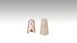 MEISTER Außenecken Fußleiste Profil 3PK (2 Stk./VPE)  Eiche hell 2034