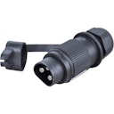 Vorschaubild Stecker 3-polig, 12-24V, Kunststoff, steckbar