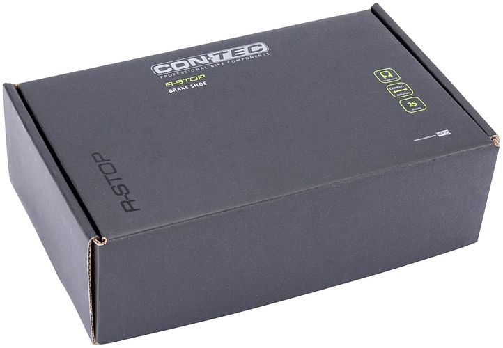 CONTEC Bremsschuh R-Stop 55 mm schwarz Box &agrave, 25 Paar