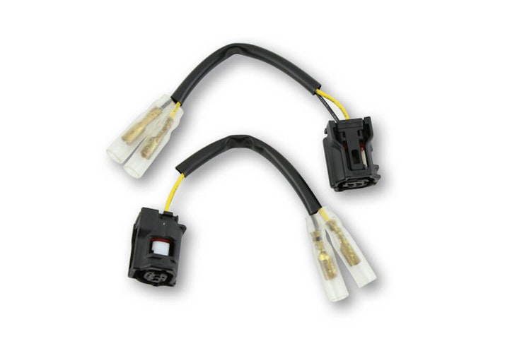 PROTECH Universal Blinkeradapterkabel (Paar) für diverse Yamaha Modelle Spiegel & Blinker Schwarz  für YAMAHA MT-07, MT-09 / SP,  MT-10 / SP