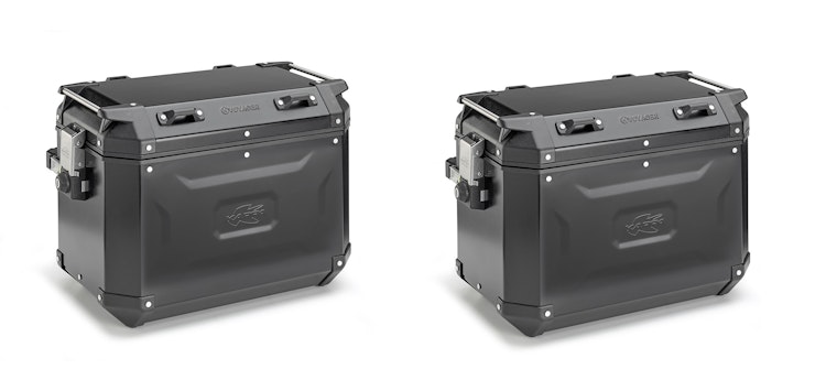 KAPPA Seitenkoffer KVG K-Voyager Satz, Schwarz