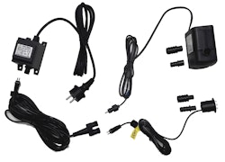 Heissner LED-Set 1 er LED für Steinbrunnen, komplett mit Pumpe, Trafo etc., ohne Dämmerungssensor (ET20-16918)
