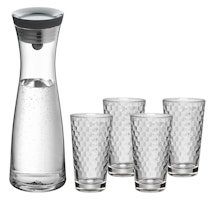 WMF Wasserkaraffe und 4 Gläser