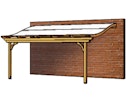 Vorschaubild Skan Holz Terrassenüberdachungen Verona o. Mittelpfosten Breite 648 cm