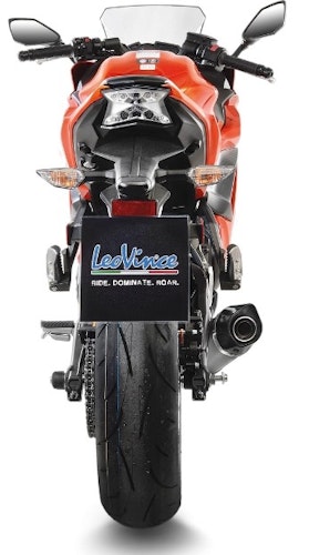 LeoVince Komplettanlage Carbon SBK LV ONE EVO 2/1 für KAWASAKI Z 650/NINJA 650