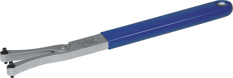 Cyclus Tools Stirnlochschlüssel verstellbar silber, blau