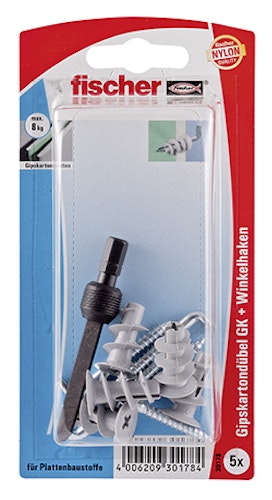 FISCHER Gipskartondübel GK WH K (5Stück)