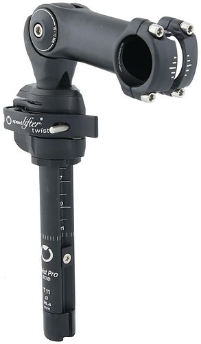 by,schulz Lenkerverstellsystem Speedlifter Twist Pro SDS T11 schwarz Vorbau 103 mm