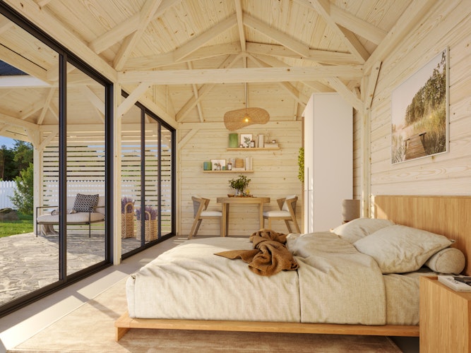 Palmako Pavillon Bianca 24,9 m² Set 213 Slide - 28 mm