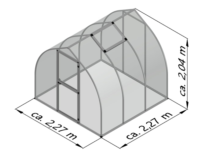 KGT Gewächshaus Rhodo Typ III