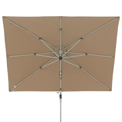 doppler Pendelschirm ACTIVE 350 x 260, Aluminium Grau / 100 % Polyester 200 g/m²