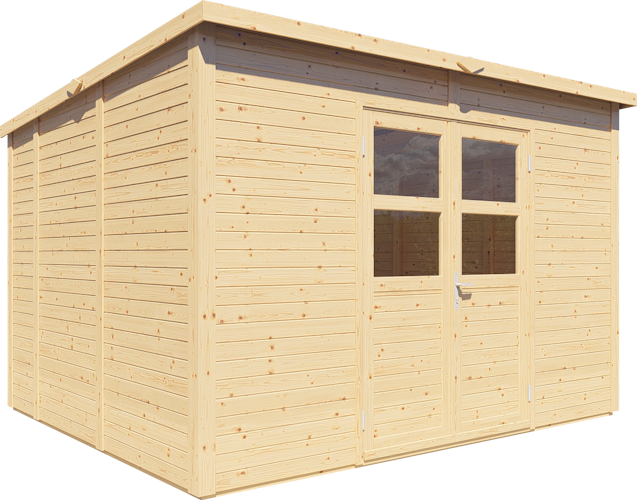 Bertilo Gartenhaus Borkum 2 - 19 mm