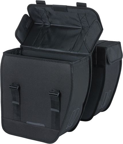 Basil Doppeltasche Tour schwarz 28 l MIK
