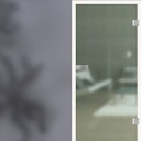 Vorschaubild Griffwerk Glasdrehtür ALL SATIN 501 Milchglas-Satinato/Grünglas, ESG/VSG, Studio/Office