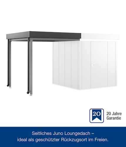 Hörmann Lounge Anbaudach für Juno, Breite 210 cm