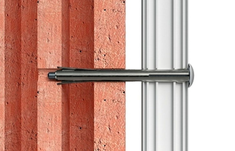 FISCHER Fensterrahmendübel F10 M132 K (6 St.) inkl. Abdeckkappen 532691