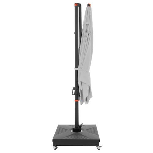 doppler Pendelschirm myZONE 280 x 280, Aluminium Anthrazit / 100 % Polyester 180 g/m²