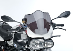 ERMAX Naked-Bike-Scheibe Acrylic durchsichtig Schwarz getönt für BMW F 800 R